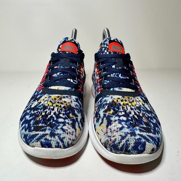 Nike Free Womens Running Shoes Size 6.5 RN 849810-406 Blue Mesh Trail 21 Box 7 - Picture 5 of 8